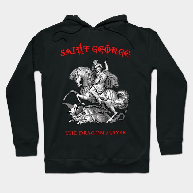 Saint George Dragon Slayer Hoodie by biggeek